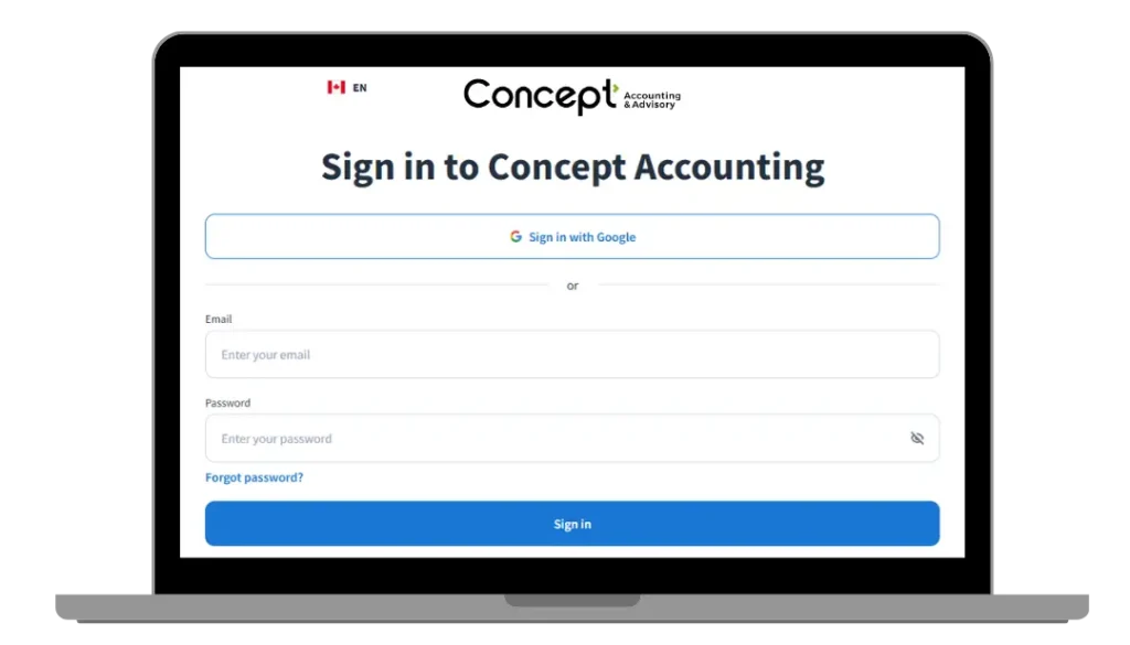 Concept Portal Concept Accounting client portal on TaxDome